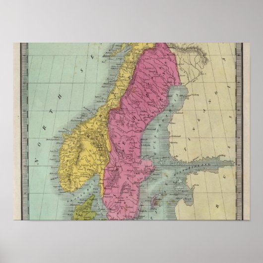 Poster Danemark Suède et Norvège (Devant)