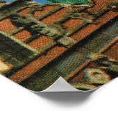 Poster Danemark vintage, Copenhague Stock Exchange, (Coin)