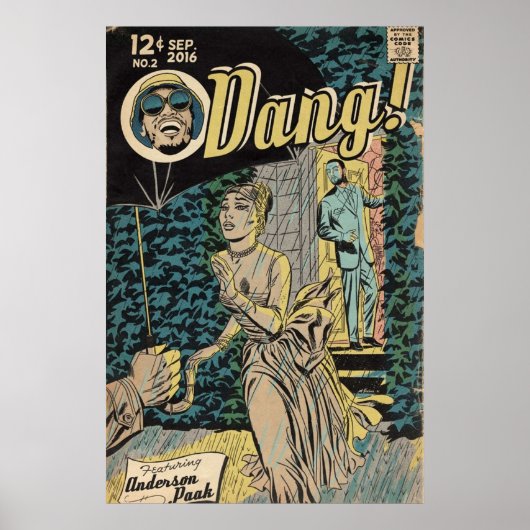 Poster Dang Hip hop Comic Book Art (Devant)