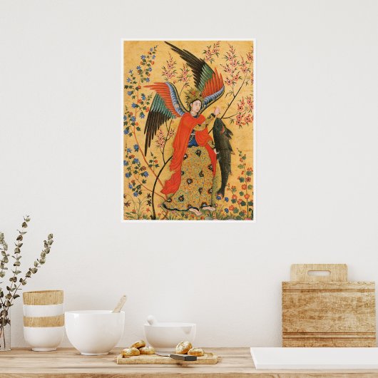 Poster d'ange et de poisson (Cuisine)