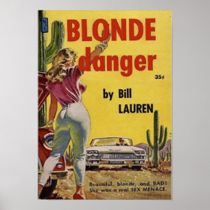 Poster Danger blond