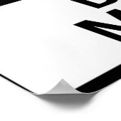 POSTER DANGER MAUVAISE HUMEUR FAKE FUNNY SIGNE DE SÉCURIT (Coin)