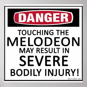 Poster Danger Melodeon