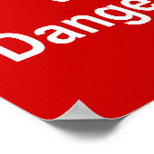 Poster Danger!! Mines!! ☠ Panneau Khmer cambodgien ☠ (Coin)