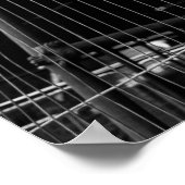 Poster Danger Ne pas fermer le panneau (Coin)