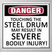 Poster Danger Steel Drum (Devant)