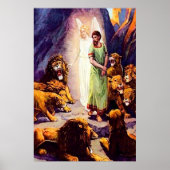 Poster Daniel 6 Dieu protège Daniel contre le harcèlement (Devant)