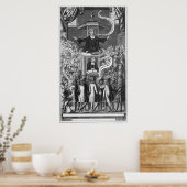 Poster Daniel Burgess, illustration de "Portraits" (Cuisine)