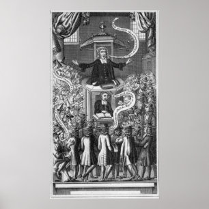 Poster Daniel Burgess, illustration de "Portraits"