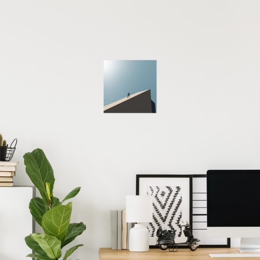 Poster daniel caesar freudian pochette d'album minimale (Bureau à domicile)