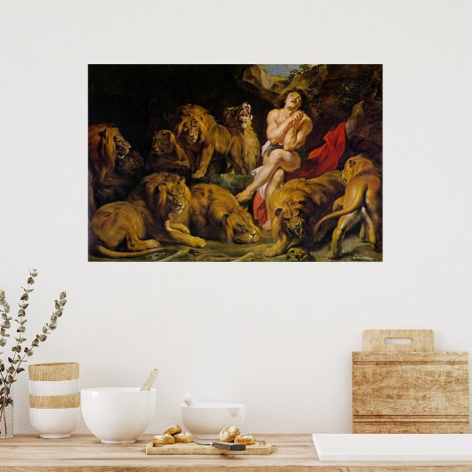 Poster Daniel dans le Den du Lion (Cuisine)