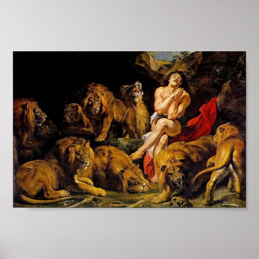 Poster Daniel dans le parc des lions (Devant)