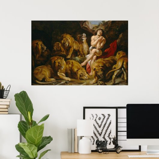 POSTER DANIEL DANS LES LIONS DEN (Bureau à domicile)