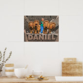Poster Daniel et le Den du Lion - Fille (Cuisine)