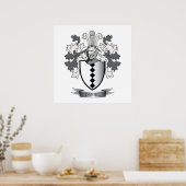 Poster Daniel Family Crest Armoiries (Cuisine)