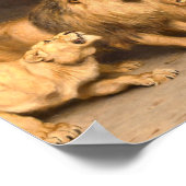 Poster Daniel In The Lions Den 1872 Par Briton Riviere (Coin)