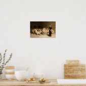 Poster Daniel in the Lions Den, 1875 par Briton Riviere (Cuisine)