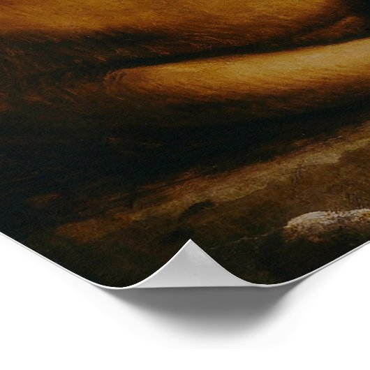 Poster Daniel in the Lions' Den par Peter P. Rubens (1614 (Coin)