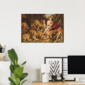 Poster Daniel in the Lions' Den - Rubens Fine Art (Bureau à domicile)