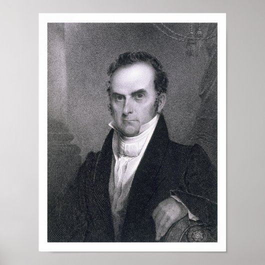 Poster Daniel Webster (1782-1852) (gravure) (Devant)