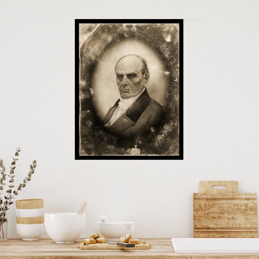 Poster Daniel Webster Daguerreotype 1845 (Cuisine)