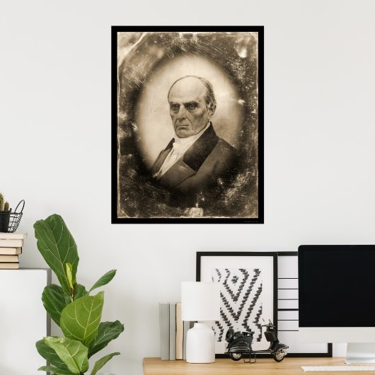 Poster Daniel Webster Daguerreotype 1845 (Bureau à domicile)