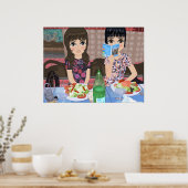 Poster Daniela & Miva (Cuisine)