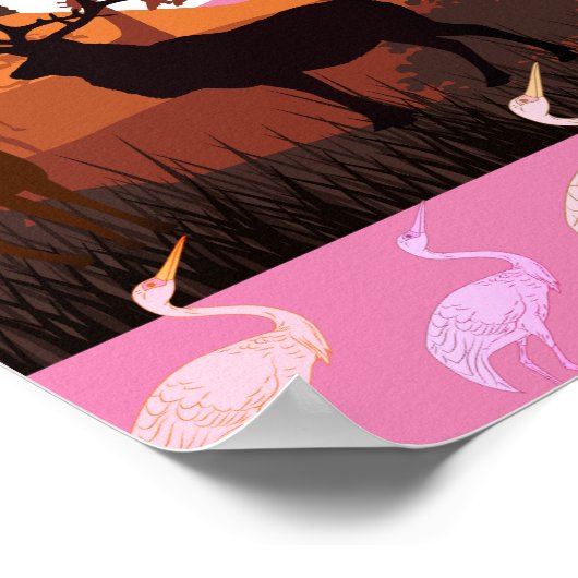 Poster d'animaux du désert (Coin)