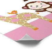 Poster d'animaux Jungle Jill / Imprimer l'art mura (Coin)