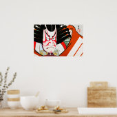 Poster Danjuro dans Shibaraku rôle Ueno Tadamasa bloc de  (Cuisine)