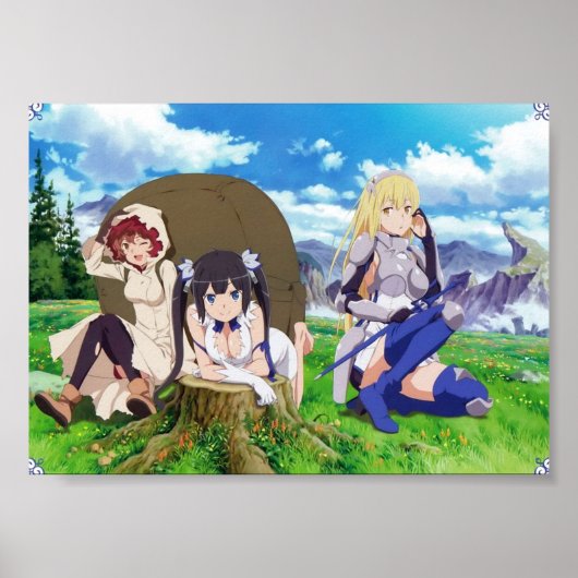 Poster Danmachi II (Devant)