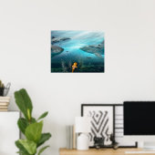 Poster Danni l'affiche de la sirène (Bureau à domicile)