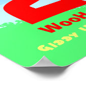 Poster d'anniversaire 18x24" GiggleBellies (Coin)