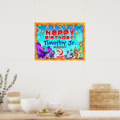 Poster d'anniversaire 24x18" GiggleBellies (Cuisine)