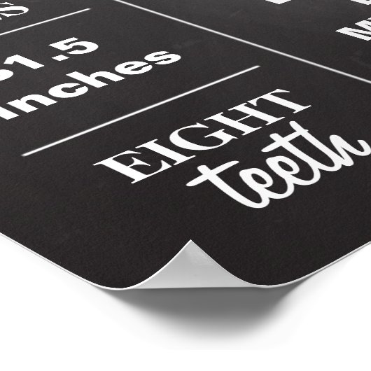 Poster d'anniversaire avec photo (Coin)