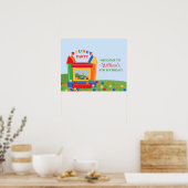 Poster d'anniversaire de Bounce House (Cuisine)