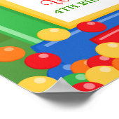 Poster d'anniversaire de Bounce House (Coin)