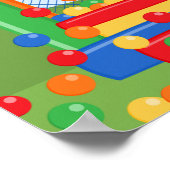 Poster d'anniversaire de Bounce House (Coin)