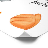 Poster d'anniversaire de construction d'aquarelle (Coin)