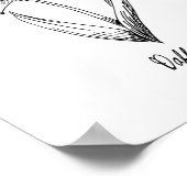 Poster d'anniversaire de la jonquille de mars (Coin)