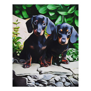 Poster d'anniversaire du Jardin d'été de Chien Dac