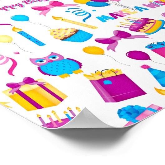 Poster d'anniversaire heureux (Coin)