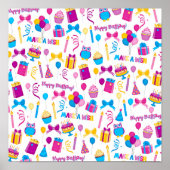 Poster d'anniversaire heureux (Devant)