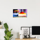 Poster d'anniversaire heureux (Bureau à domicile)