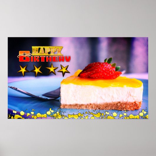 Poster d'anniversaire heureux (Devant)
