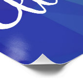 Poster d'anniversaire personnalisé pour l'annivers (Coin)