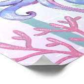 Poster d'anniversaire sur le thème nautique. (Coin)