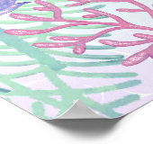 Poster d'anniversaire sur le thème nautique. (Coin)