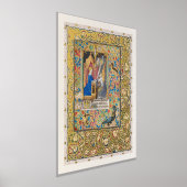 Poster d'Annonciation Illuminée avec huile d'or (Poser)
