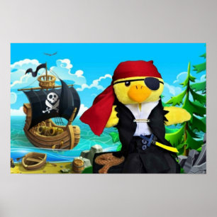 Poster Danny Duck le pirate.